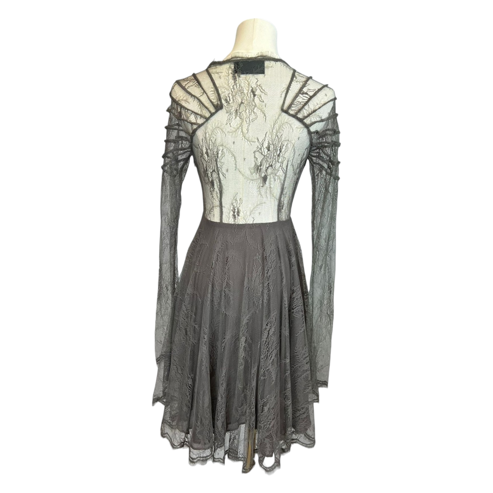 grey lace dress topshop Topshop - Lace Maxi Dress - Women - Polyester - 6 US