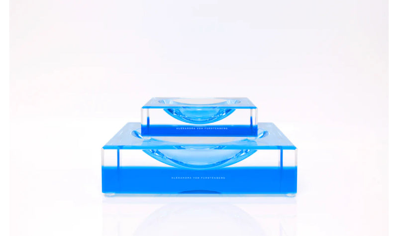 Alexander Von Furstenberg Large Blue Acrylic Candy Bowl