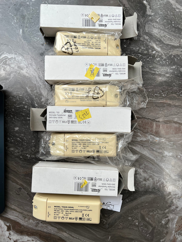 Dimmable Transformer 240V 50Hz 105VA Model T03 (35-105VA)