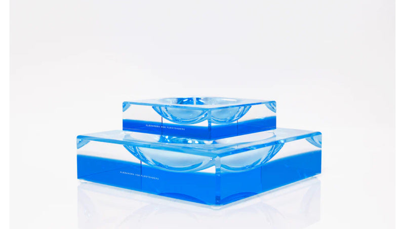 Alexander Von Furstenberg Large Blue Acrylic Candy Bowl