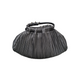 Miu Miu Small Black Leather Pleated Clutch Bag