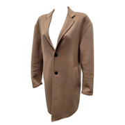 Unsigned S/M Camel Wool Blend Coat