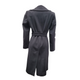Koan Black Double Breasted Belted Wool Coat (Size 40)