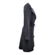 Koan Black Double Breasted Belted Wool Coat (Size 40)