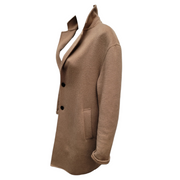 Unsigned S/M Camel Wool Blend Coat