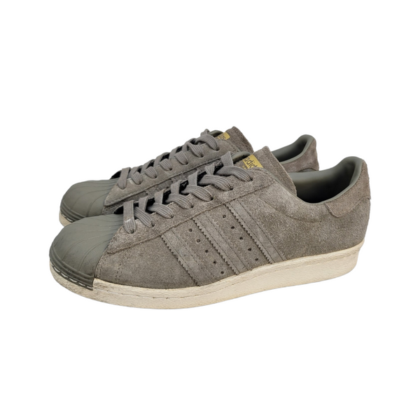 Adidas Super Star 80's Grey Suede Shoes UK5