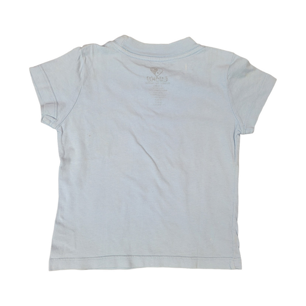 Lucky Brand Vintage Style Blue Cotton T-Shirt - Size 2 Years