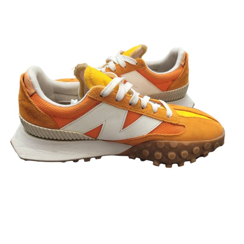 New Balance XC-72 Trainers Orange/Yellow UK5.5 Suede/Leather Mix