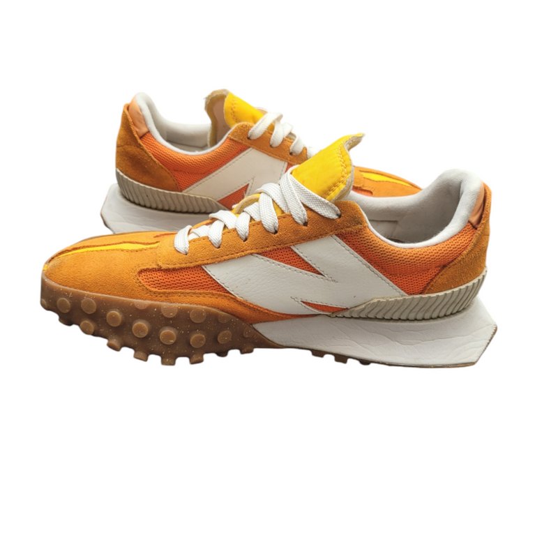 New Balance XC-72 Trainers Orange/Yellow UK5.5 Suede/Leather Mix