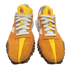 New Balance XC-72 Trainers Orange/Yellow UK5.5 Suede/Leather Mix