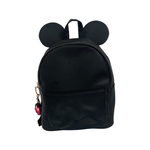 Unsigned Small Black Mickey Mouse Ears Backpack