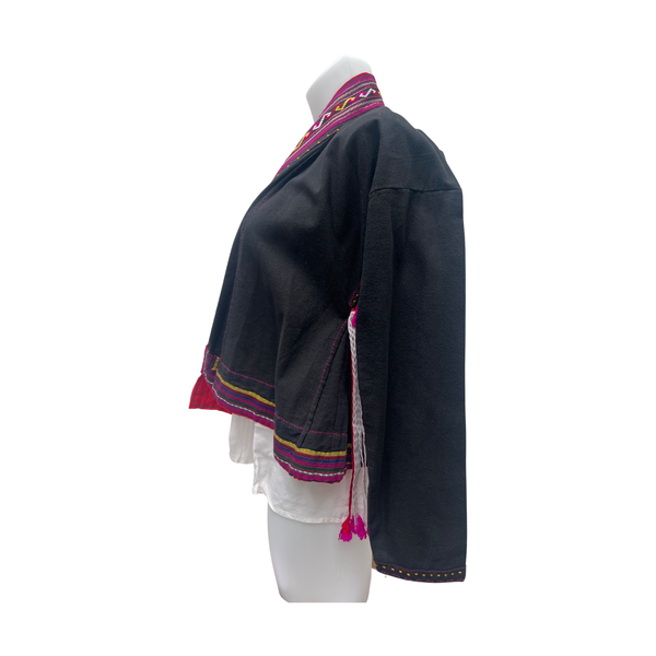 Traditional Ibizan Black Jacket Small