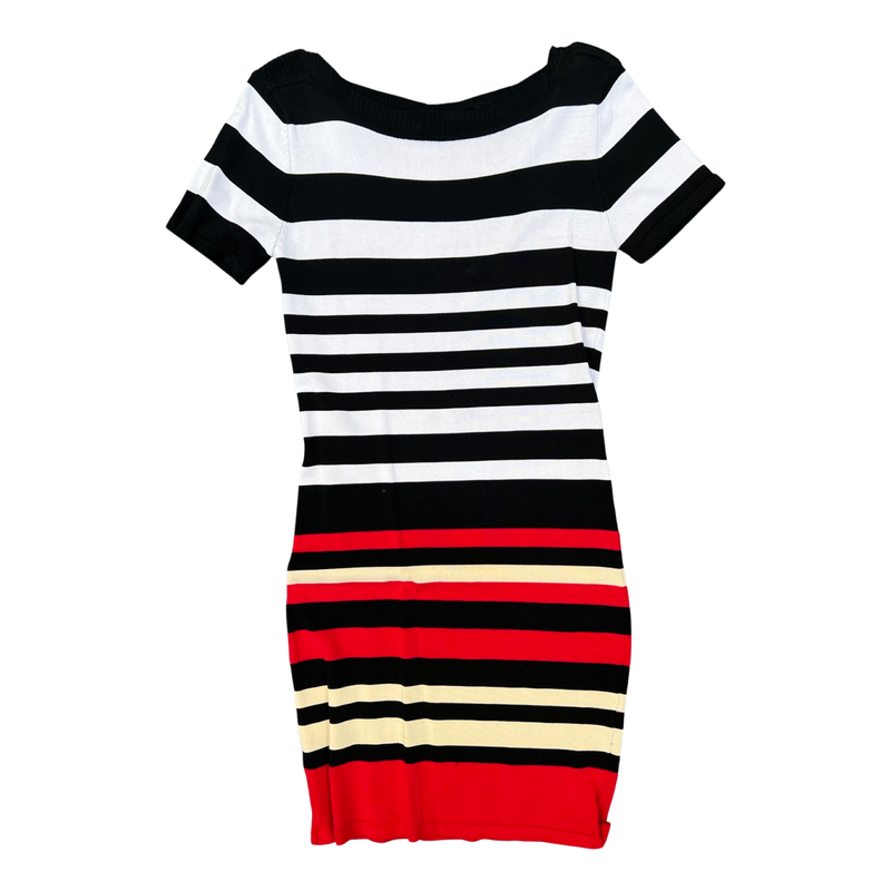 Striped Mini Dress Multi Coloured S