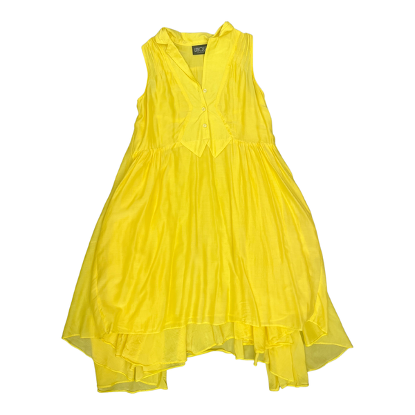 TopShop Unique Bright Yellow Oversized Cotton Dress UK8