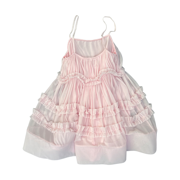 Delight In Innocence With Zara’s Pink Babydoll Tutu Dress Size Small