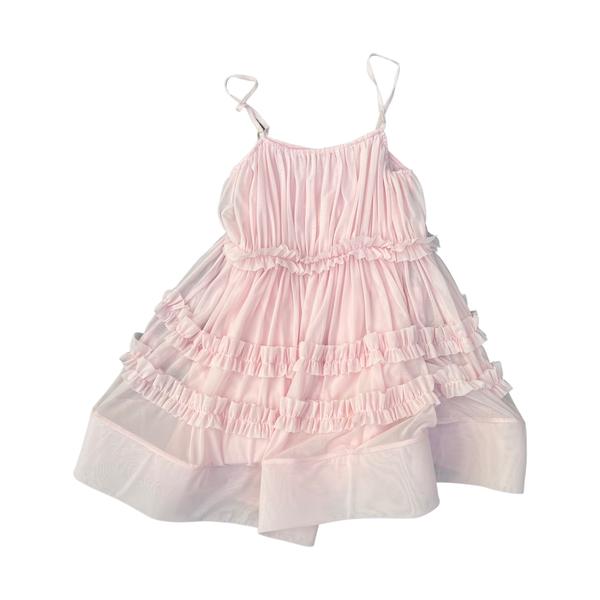 Delight In Innocence With Zara’s Pink Babydoll Tutu Dress Size Small