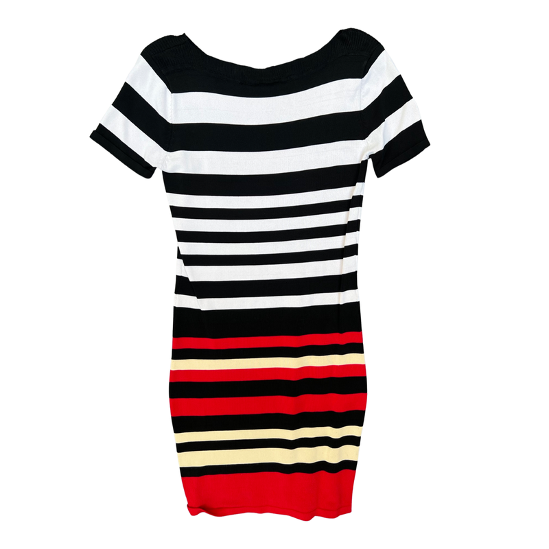 Striped Mini Dress Multi Coloured S