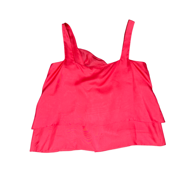 Chloe Pink Silk Layered Top 36