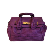 Gucci Large Purple Calf Skin Handbag - A Collectible Limited Edition