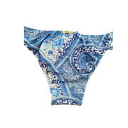 Sauvage California Bikini Set Small, Blue/White/Crystal, Lycra