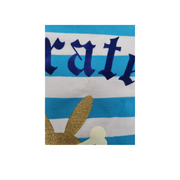 No Added Sugar (2 Years) Blue Cotton Long Sleeve T-Shirt with Hare and Cross Bones Design