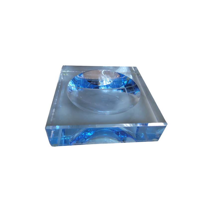 Alexander Von Furstenberg Large Blue Acrylic Candy Bowl