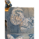 Rare Valentino Denim Butterfly My Rockstud Small Blue Handbag
