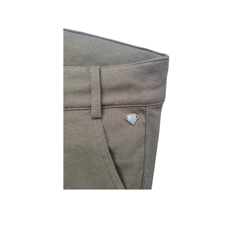 Fashion TV Woman's Skinny Cargo Pants in Khaki, Size EUR 34