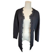 Mademoiselle Coco Style Long Cardigan in Black, Size Small