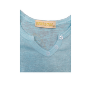 Enfant & Style (4 Years) Blue Cotton Long Sleeve Top with Crystal Details
