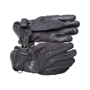 Level Mixed Material Ski/Snowboarding Gloves in Black, Size M8