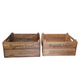 Hogwarts School Wooden Storage Box Medium Natural Wood Very Good Condition