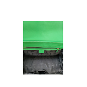 Gucci Queen Large Green Patent Lamb Leather Tote Bag