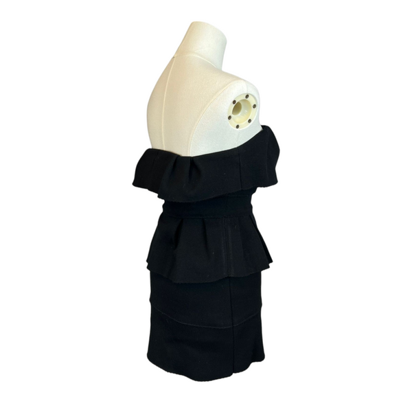 Sretsis By Pim Sukhahuta Sexy and Elegant Strapless Black Dress, Size UK8