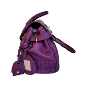 Gucci Large Purple Calf Skin Handbag - A Collectible Limited Edition