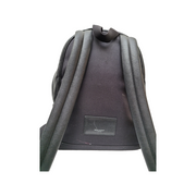 YSL Medium Black Leather Love Patch Backpack