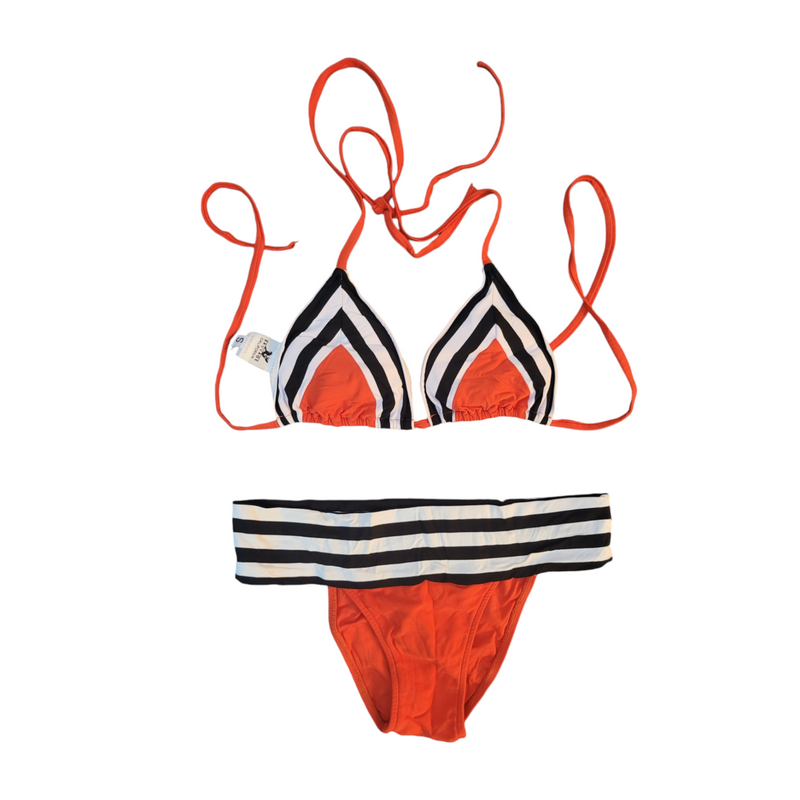 Sauvage California Small Burnt Orange Bikini Set