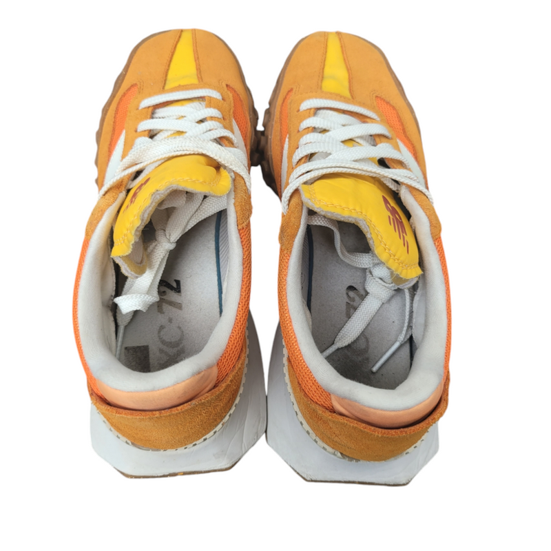 New Balance XC-72 Trainers Orange/Yellow UK5.5 Suede/Leather Mix