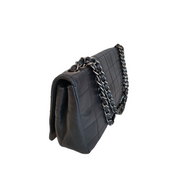 Rare Small Chanel Black Leather Handbag - Limited Seasonal Edition