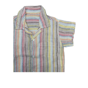 Good Bear Pure (1 Year) Multi Luxury Cotton Linen Baby Boy Shirt