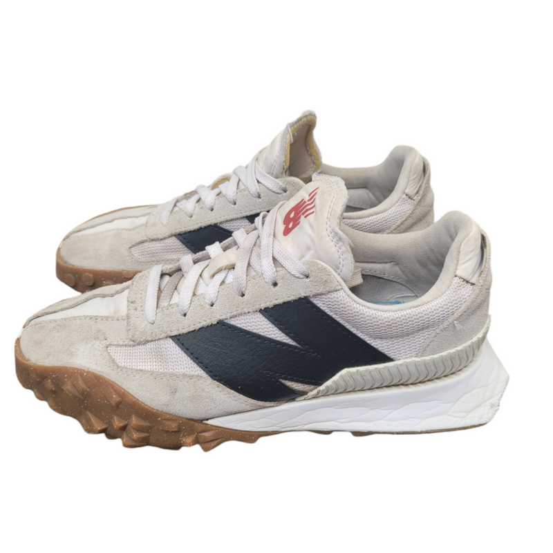 New Balance XC-72 Trainers White/Light Grey UK5.5 Suede/Leather Mix