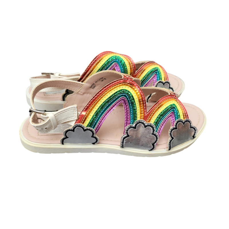 Miss KG Kurt Geiger  Rainbow 34 Multi Leather Girls Sandals