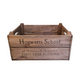 Hogwarts School Wooden Storage Box Medium Natural Wood Very Good Condition