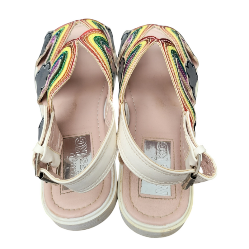 Miss KG Kurt Geiger  Rainbow 34 Multi Leather Girls Sandals