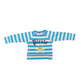 No Added Sugar (2 Years) Blue Cotton Long Sleeve T-Shirt with Hare and Cross Bones Design