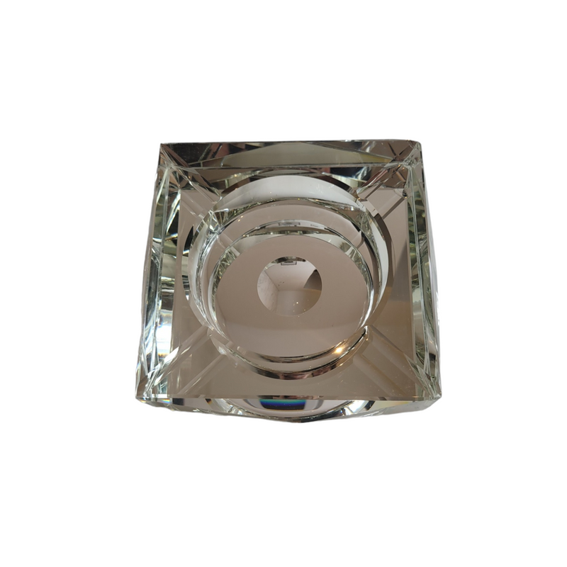 Unsigned Medium Clear Glass Ashtray