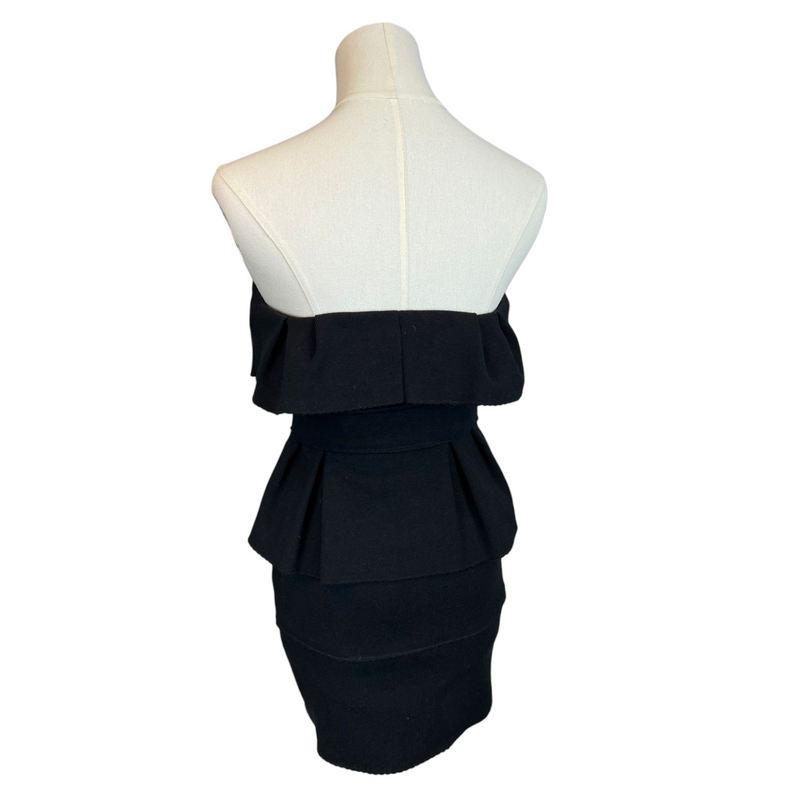 Sretsis By Pim Sukhahuta Sexy and Elegant Strapless Black Dress, Size UK8