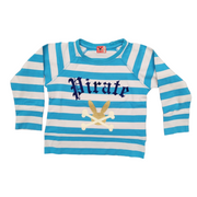 No Added Sugar (2 Years) Blue Cotton Long Sleeve T-Shirt with Hare and Cross Bones Design