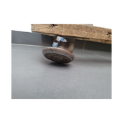 Wooden vintage Shelves Planter Display on Castors