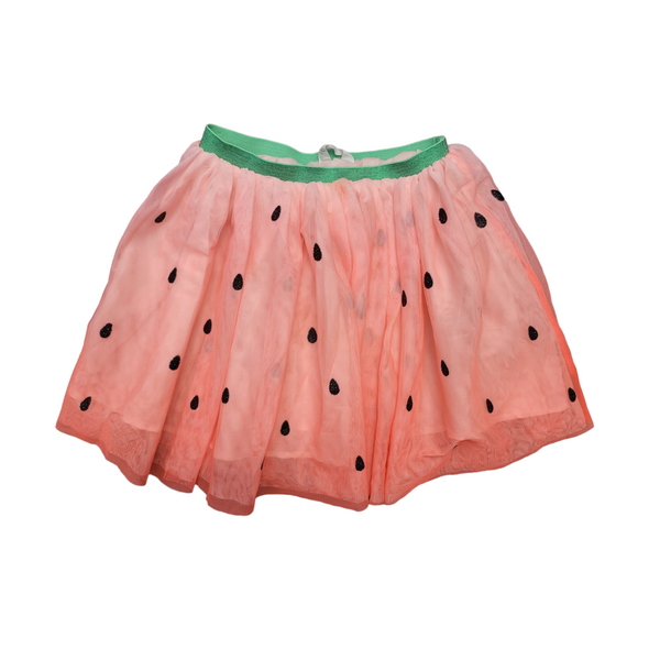 H&M (6-8 Years) Girls Pink Polyester Net Watermelon Style Tulle Skirt